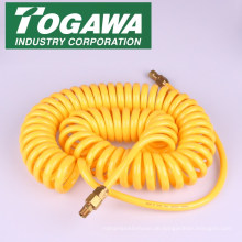 Coiled Plastikluftschlauch für schnellen Anschluss. Hergestellt von Togawa Industry. Hergestellt in Japan (PVC-Hochdruckschlauch)